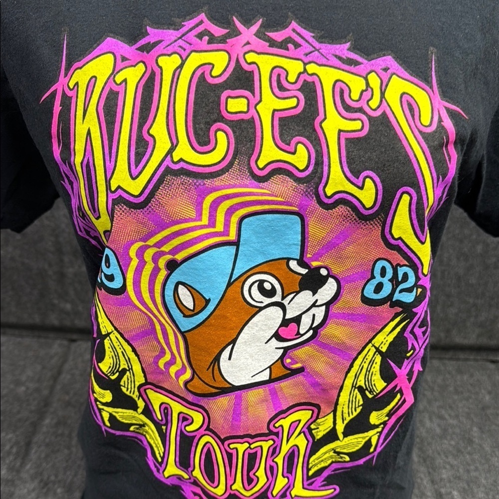 Madison Black Tee with Colorful Graphic - Picture 6 of 6